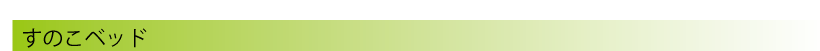 すのこベッド